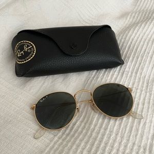 Ray Ban 3447 round metal 50mm broken lens